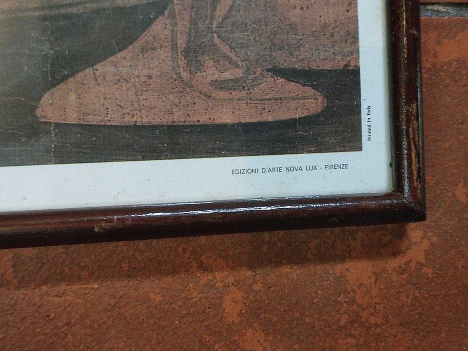 Quadro Impressão emoldurado Leonardo Da Vinci