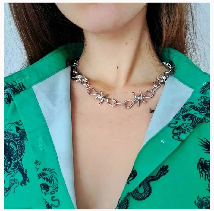 намисто "колючий дріт" продам дешевле//альт дрейн колье кольє