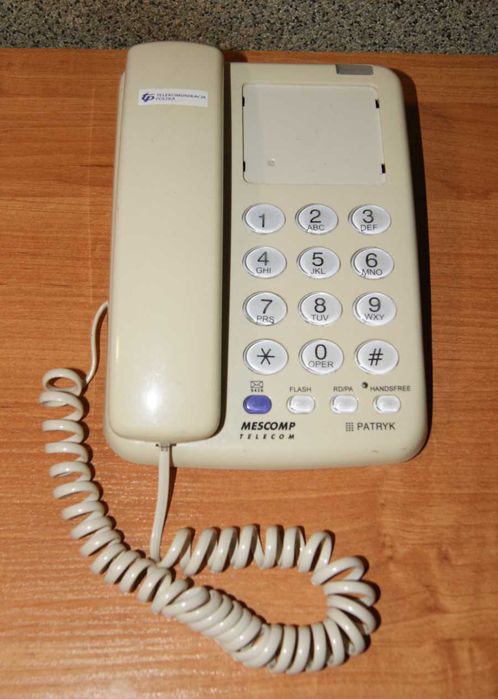 Telefon stacjonarny przewodowy Eltra Model AT-130
