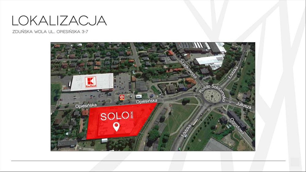 50m² - pasaż SOLO PARK vis-a-vis marketu KAUFLAND i stacji CIRCLE K