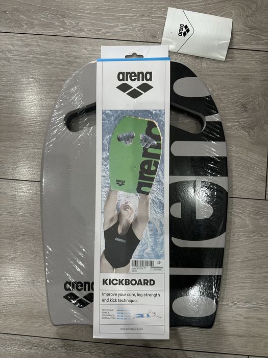 Deska do plywania Arena nowa szara