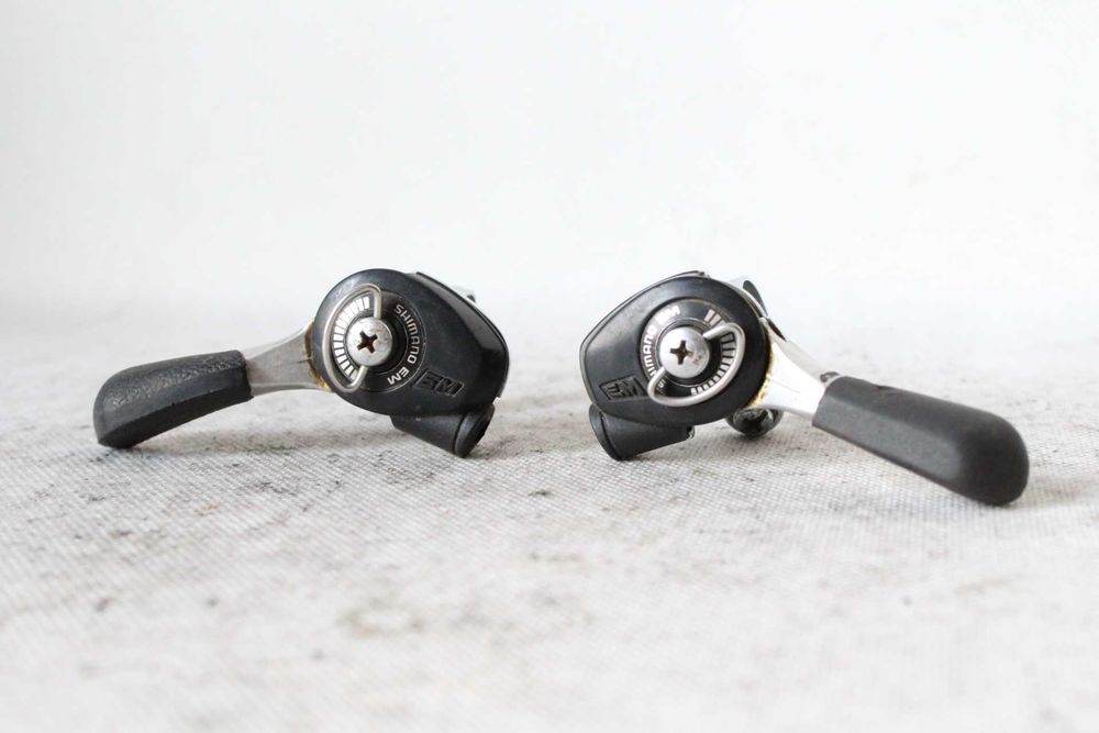 manetki THUMB shimano SL-MT50 lata 80'  retro mtb 3x6s 0825cis