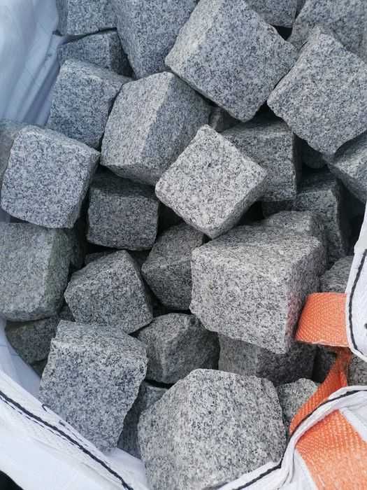 KOSTKA GRANITOWA4/6,7/9 ,8/11, 15/17szara Strzegomska I-Gatunek BIGBAG