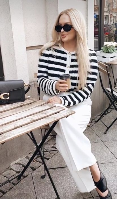 Kardigan w paski mohito S