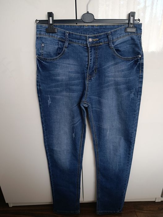Ładne spodnie jeansowe damskie rozmiar 31 pas 84/86cm