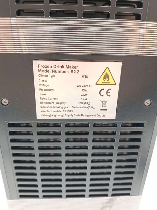 INOVIVA S2.2 Maszyna do Slushy 2,6L Domowa Maszyna do Mrożonych Napojów