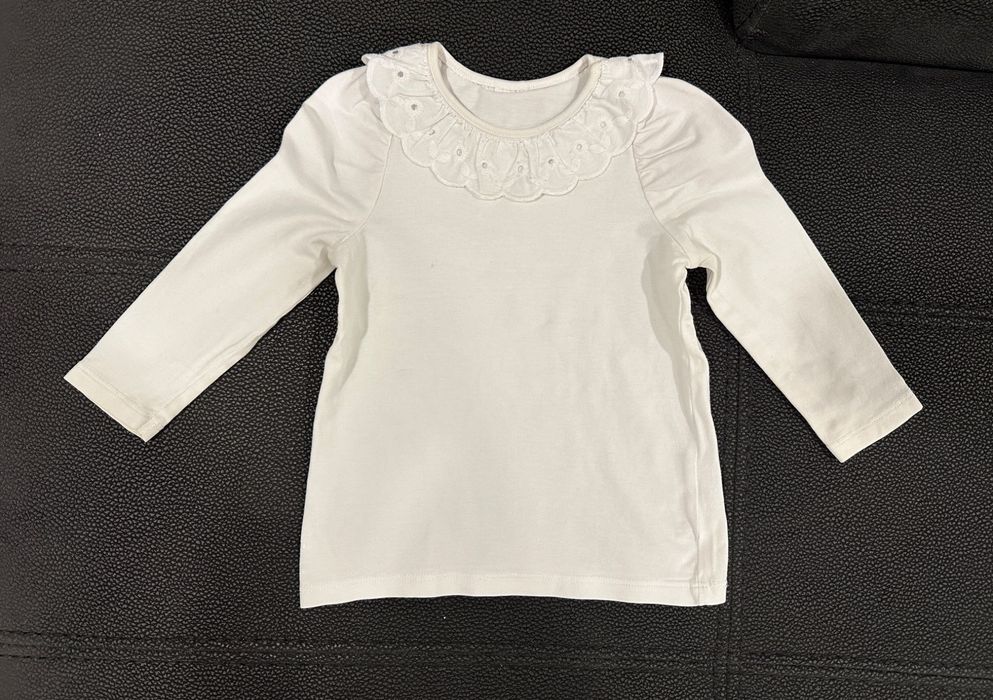 Saia de Ganga Levi's + Camisola Branca (12-18M)