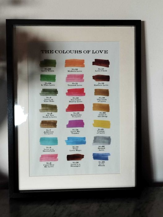 Quadro / Moldura Colours of Love