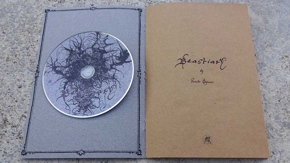 Everto Signum Beastiary Ltd CD Livro Artesanal A5 Black Metal Portugal