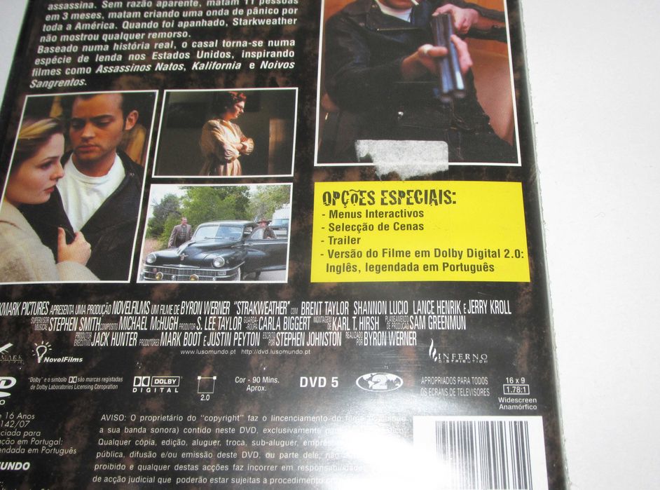 Starweather "A Historia de um Serial Killer" Filme DVD