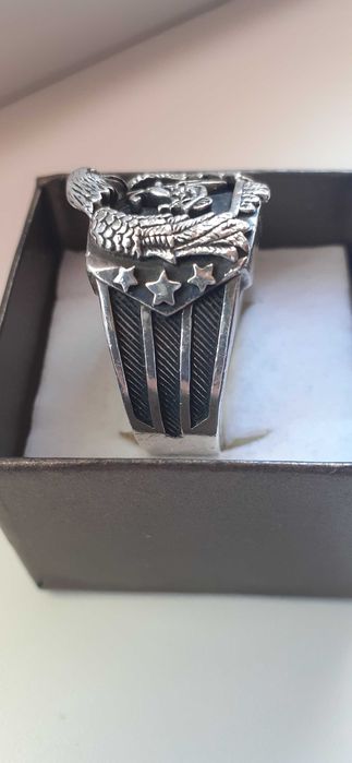 Sygnet-pierścień Harley Davidson Srebro 925 W.20 gram.