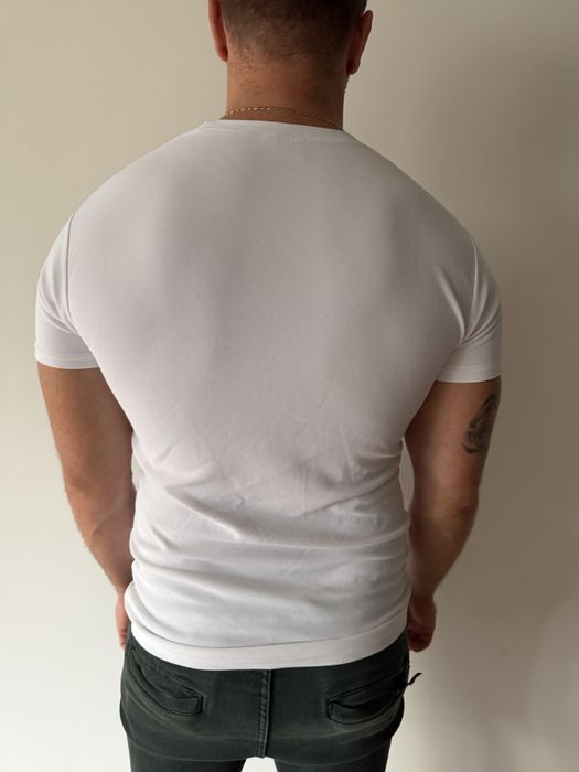 Koszulka męska t-shirt biała L AJ