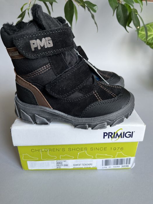 зимові черевики 24р. 15,5см Primigi,водонепроникні термо ботинки з gtx