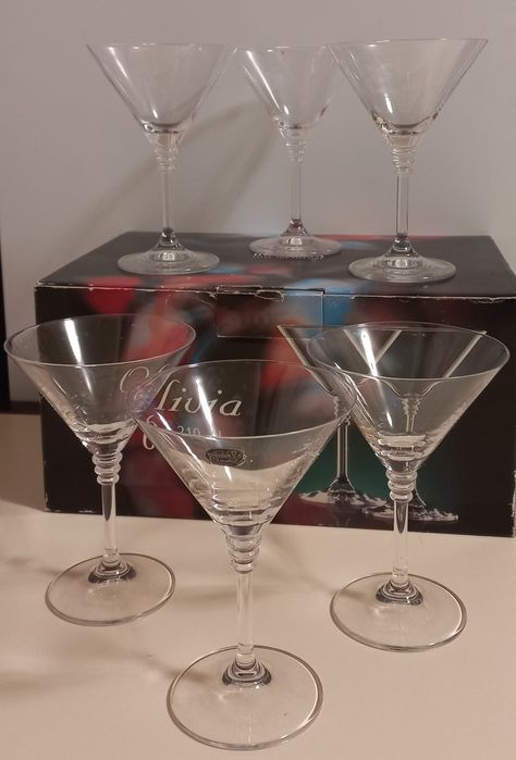 Бокалы для мартини Olivia ( Bohemia-Чехия). Стан ідеальний