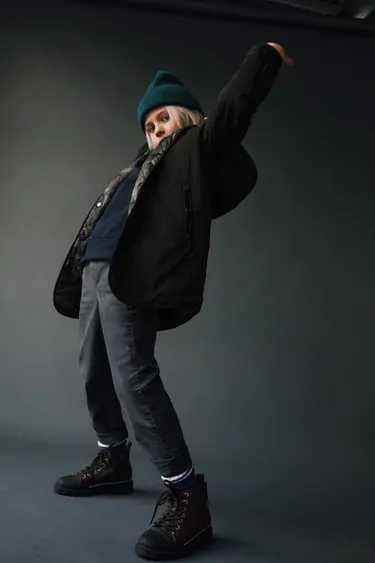 ZARA Kurtka moro dwustronna 134 cm