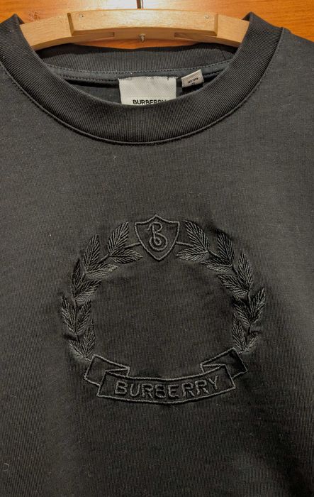 T-shirt męski Burberry, czarny,  markowy, premium, oryginał, rozm. XL