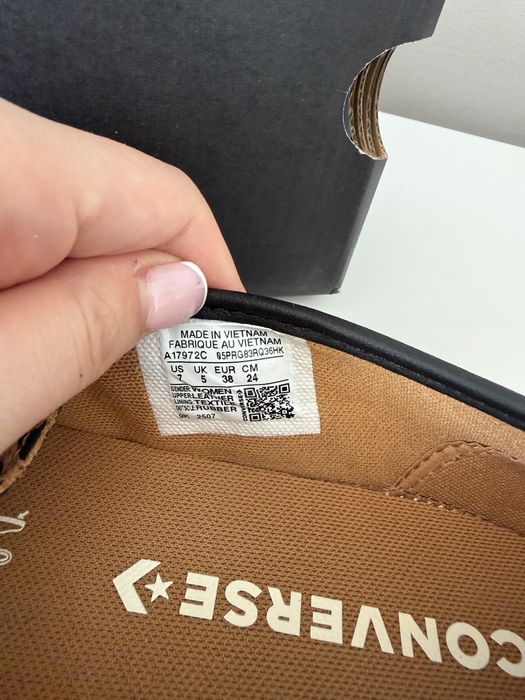 Converse baleriny trampki panterka 38 (wkładka:24cm)