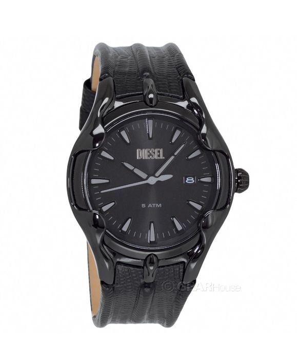 DIESEL Metamorph Vert Mens Watch, Black Dial, Reptilian. Годинник часы