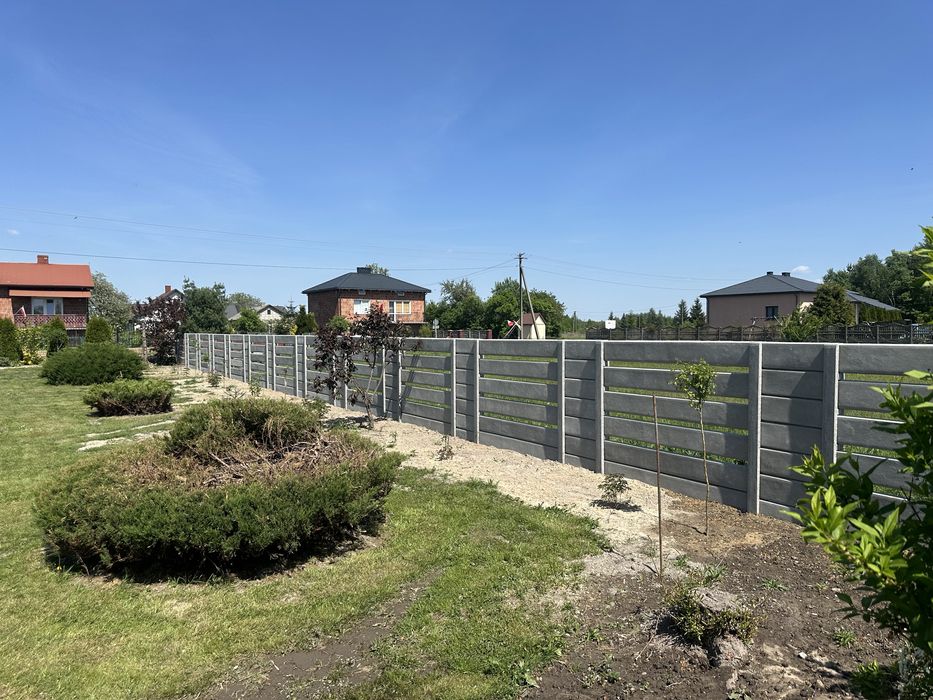 PROMOCJA!! Ogrodzenie betonowe, palisadowe, płyta betonowa, producent!