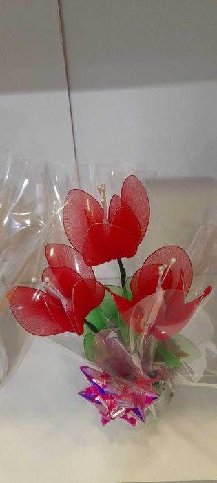 Flores artificiais nylon