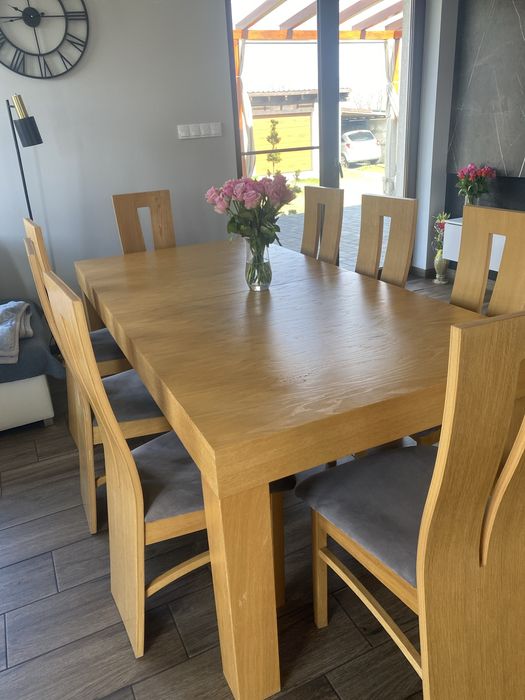 Stół do jadalni  +8krzeseł