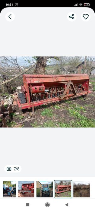 Трактор Сівалка Сз 1,8 сошникова