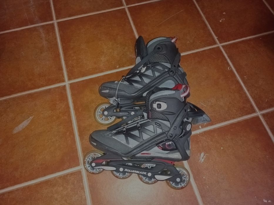 Patins em linha.