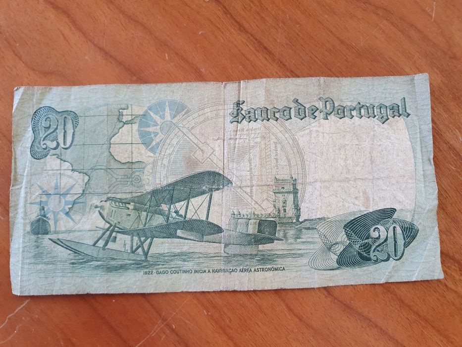 Nota 20 Escudos Ano 1978