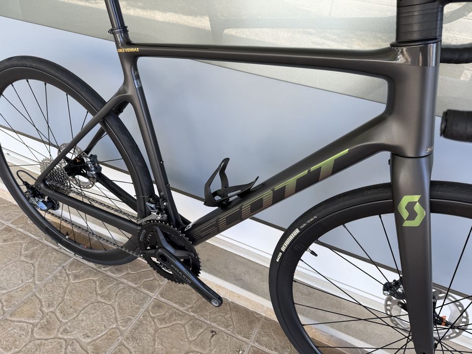 Bicicleta de estrada Scott - rodas carbono - Tamanho L