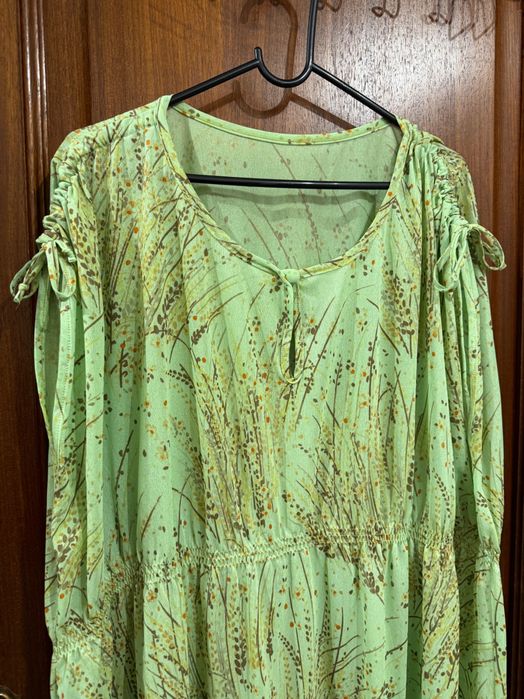 Camisa de noite verde