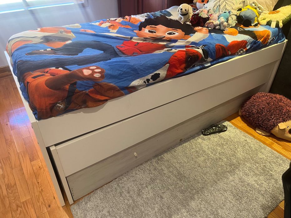 Cama de solteiro Dupla