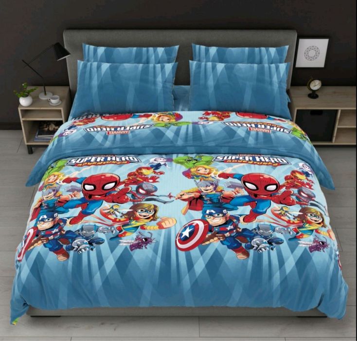 Постільна білизна,постіль,дитяча,полуторка,тачкиМаквін,Паук,СуперГерої