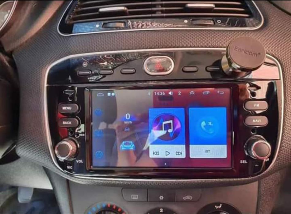 Rádio Android 14 com GPS FIAT Grande Punto/Línea (Artigo Novo)