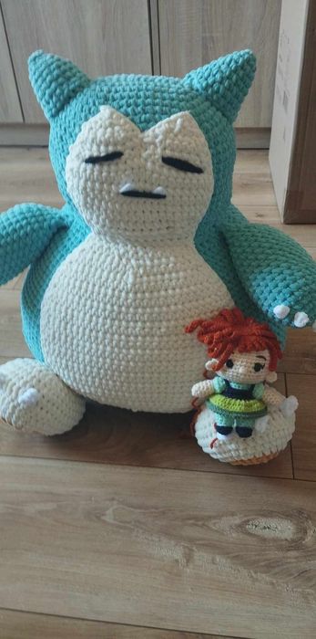 Snorlax z szydełka