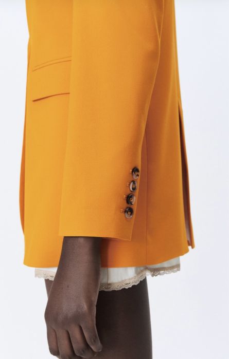Blazer ZAra laranja tam 36