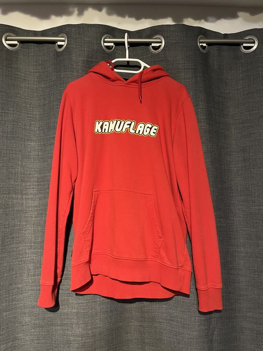 Czerwona bluza Kamuflage