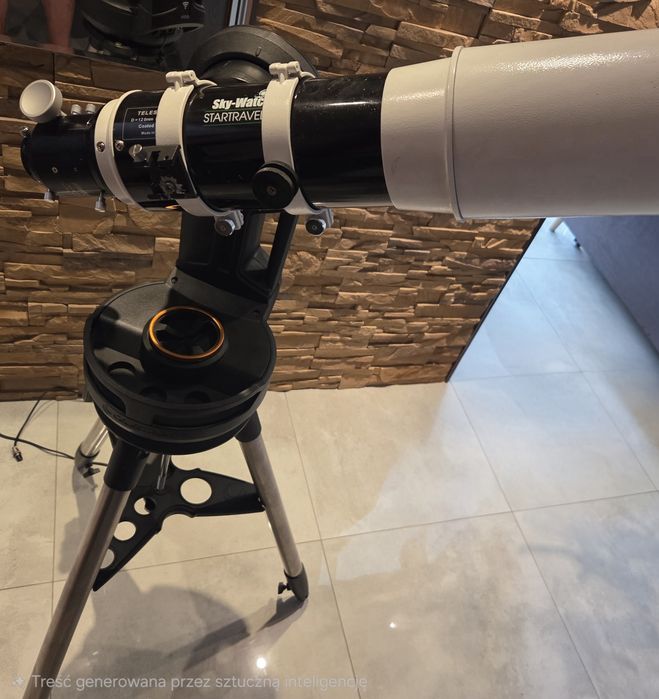 Teleskop astronomiczny, refraktor 120/600