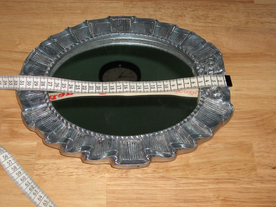 Lustro lusterko stołowe biurkowe na toaletkę do makijażu z lampką