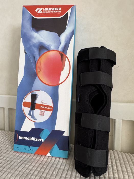 Тутор для іммобілізації коліна AURAFIX AO -45 на 4 застібки