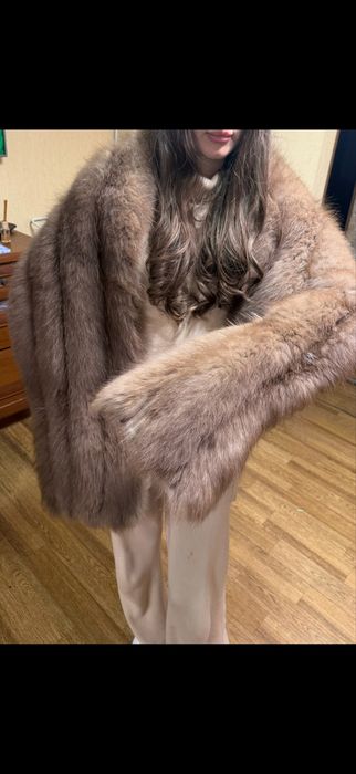 Манто из соболя манишка из соболя жилет из соболя