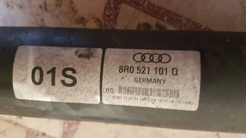 audi q5 sq5 8r wal napędowy kardana 8r0521101q