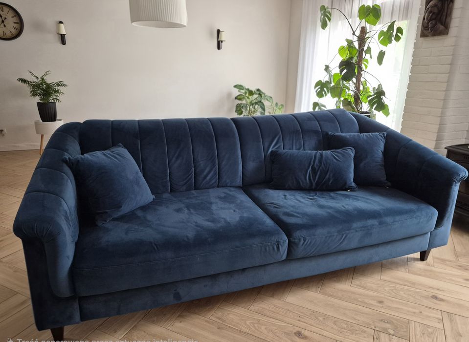 3-osobowa Sofa Dakar New w szafirowym kolorze