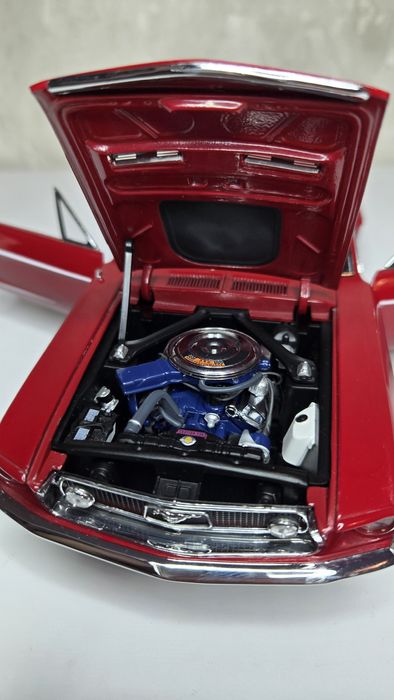 Autoart 1:18 Ford Mustang Shelby GT 350 1968 червоний — дуже детальна модель, стан 5-
