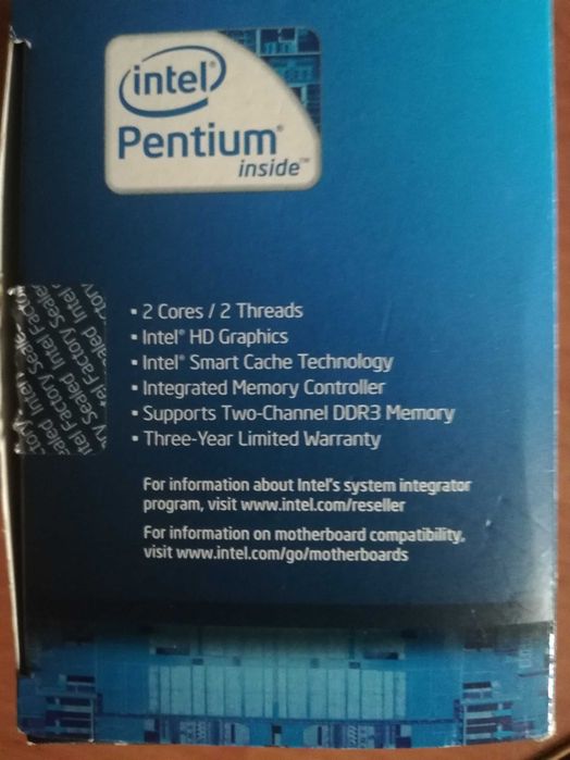 Процесcор INTEL PENTIUM inside
