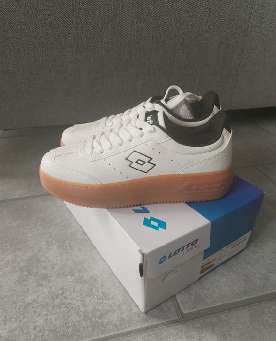 Lotto Iskar PF RB – nowe damskie sneakersy na platformie r. 39  okazja