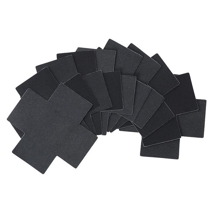 Nasutniki naklejki na sutki X przyklejane krzyżyki czarny 5 par