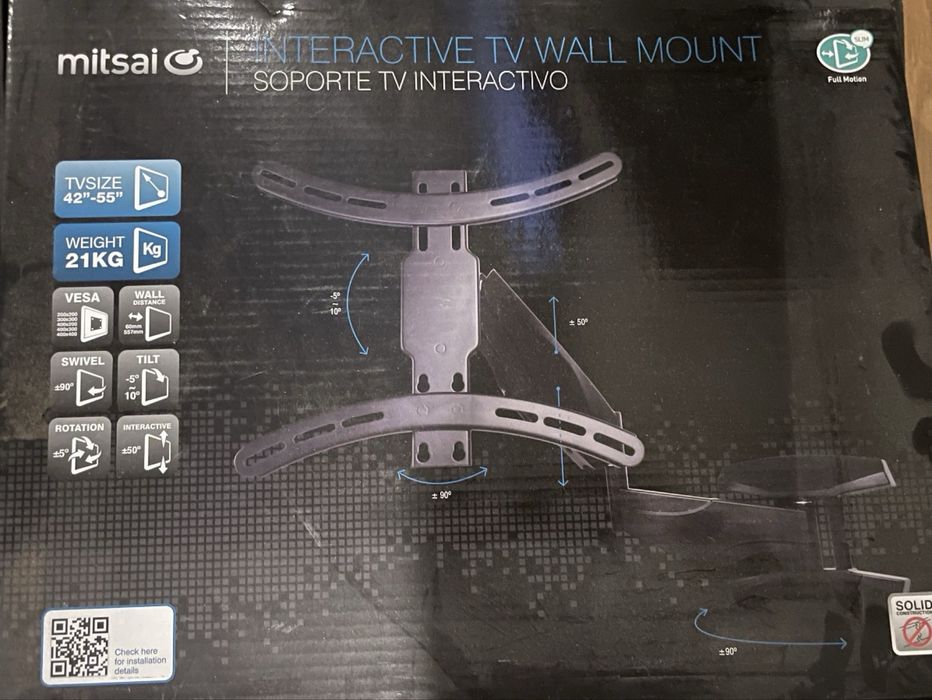 Suporte de TV de Parede Interativo Mitsai