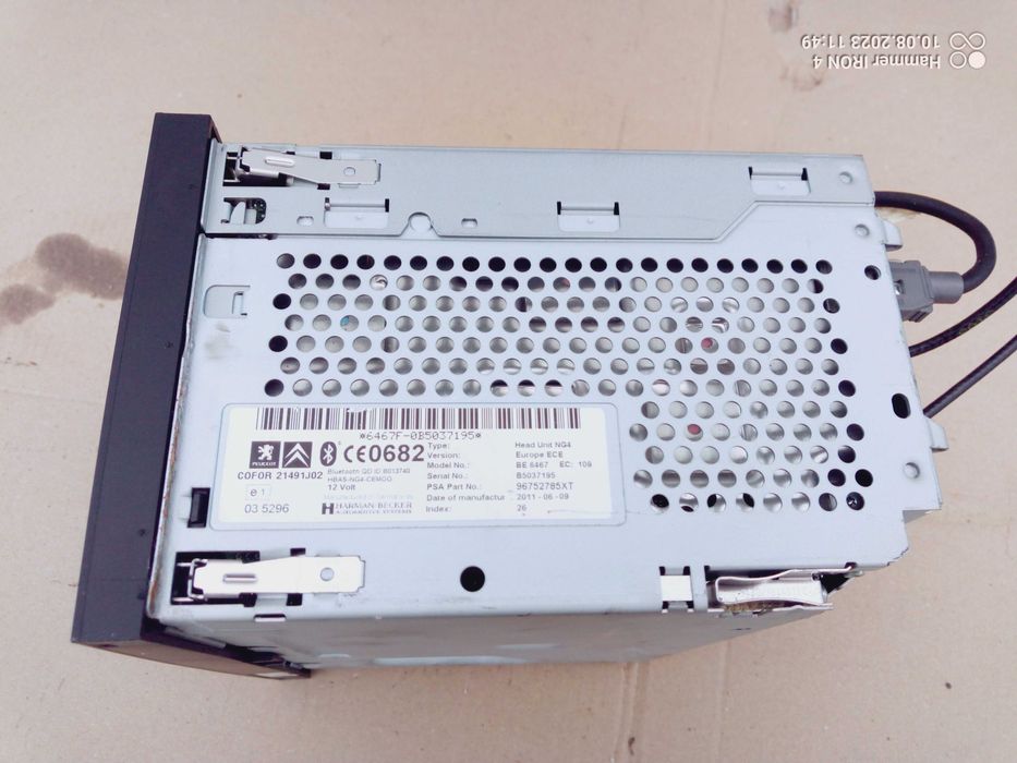 Radio navigacja NG4 Harman Becker Peugeot-Citroen