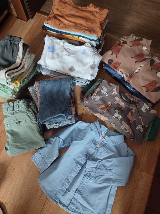 Paczka ciuszków chłopięcych 74