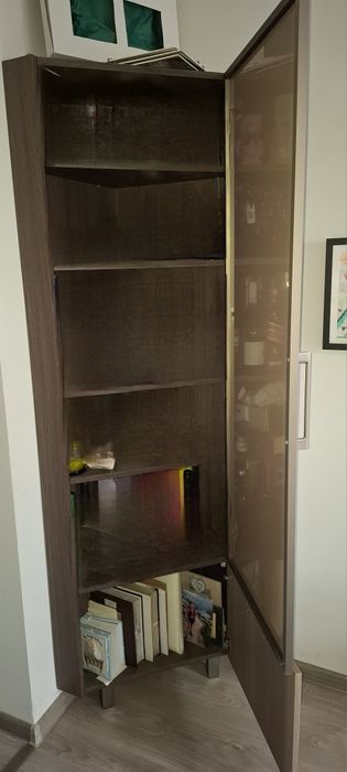 Meble do salonu. Witryna- barek + pod TV + komoda